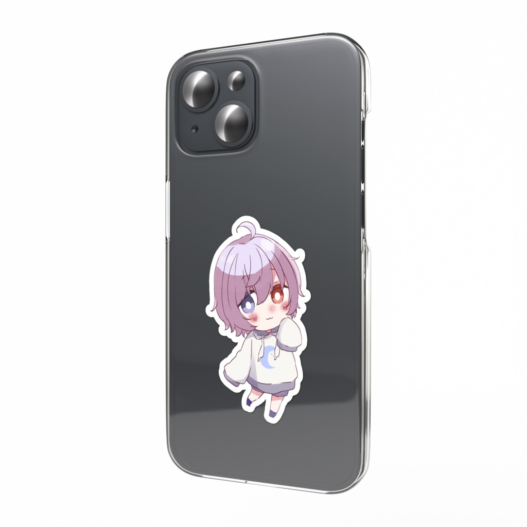 まよなかねむこ様作　浮月はろあSDイラストステッカー1