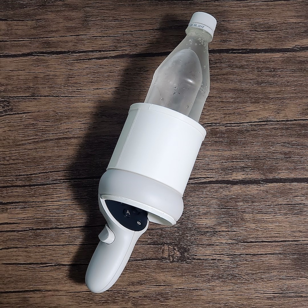 【3Dプリンタ用データ】VR空間内で飲み物が飲めるQuest2用ドリンクホルダー