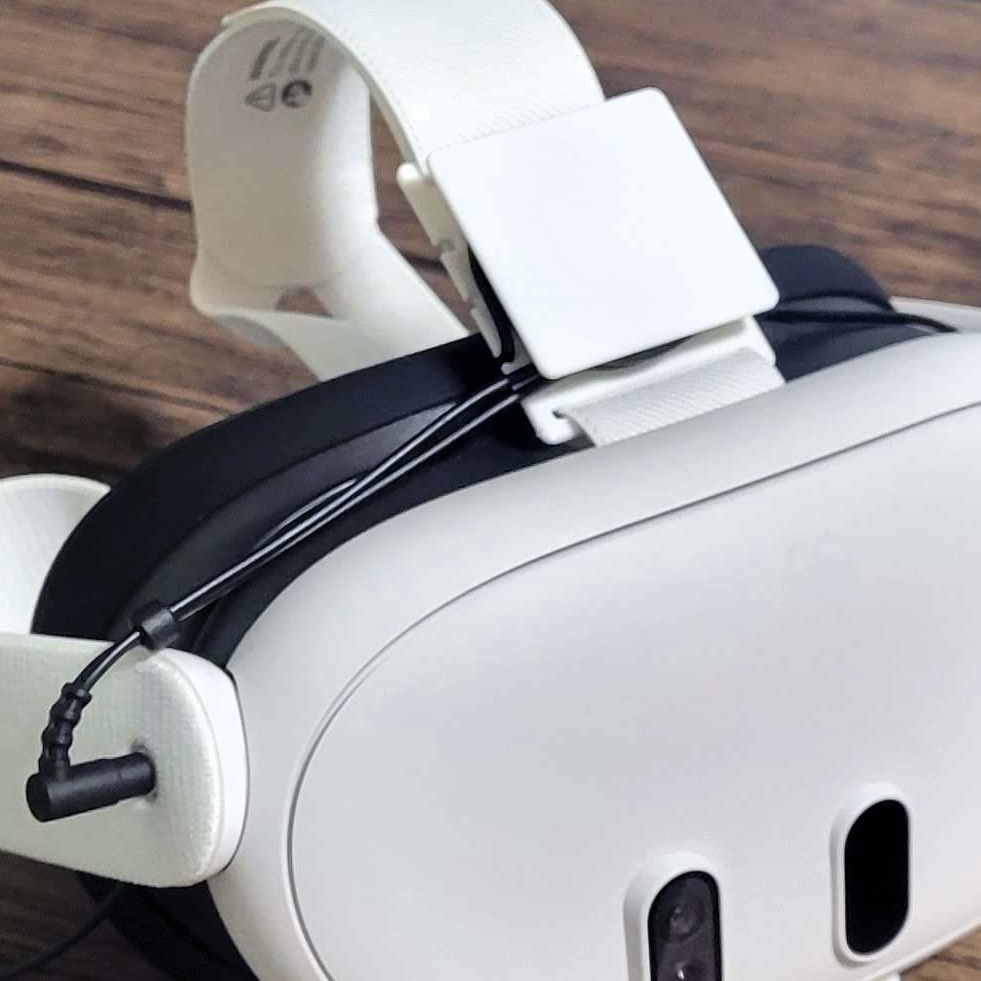 Quest3 and Quest2 イヤホン ケーブル ホルダー Wired S Earphone Cable Holder