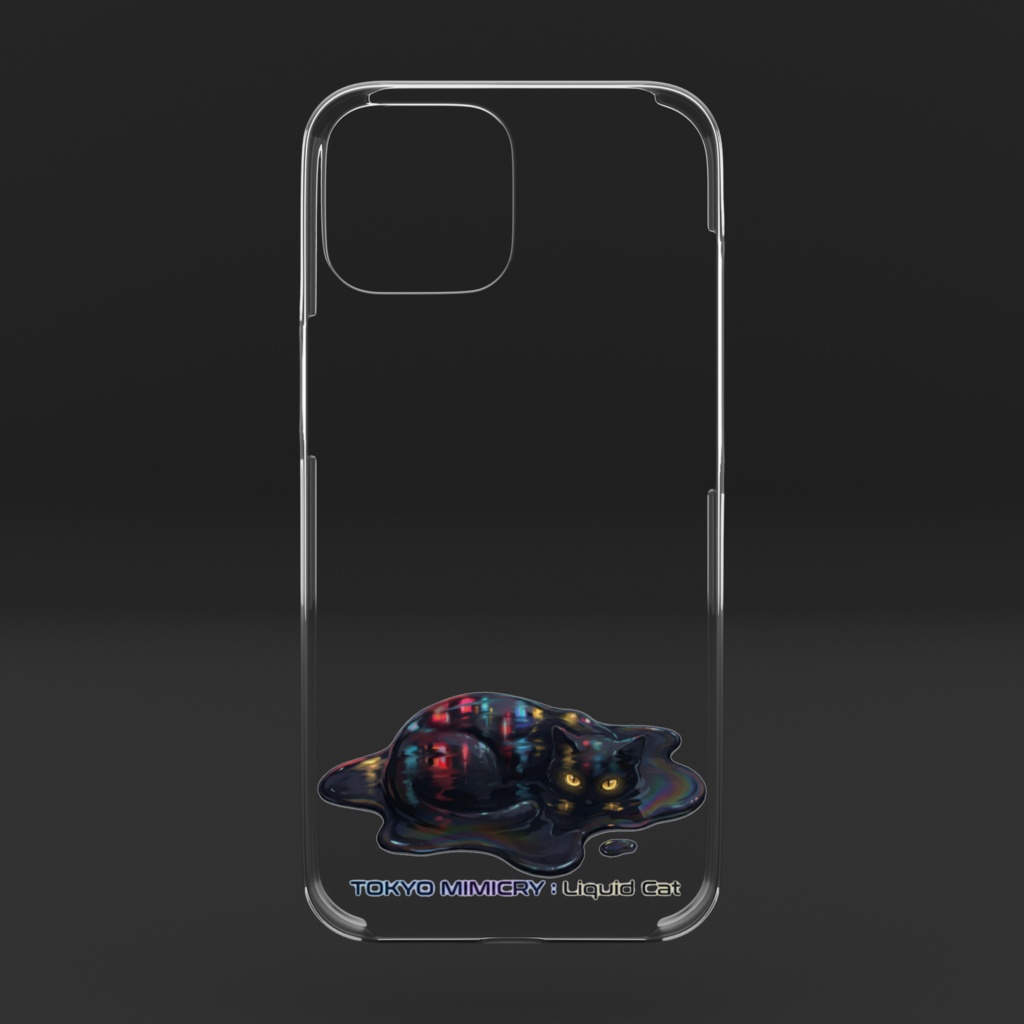 TOKYO MIMICRY : Liquid Cat クリアiPhoneケース