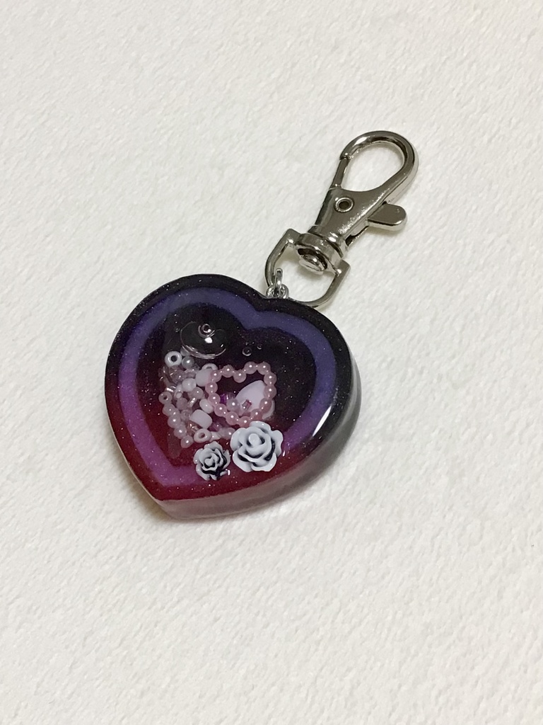 白薔薇ハート
