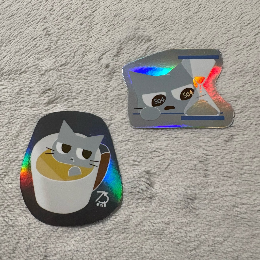 キラキラステッカー / Holographic Sticker