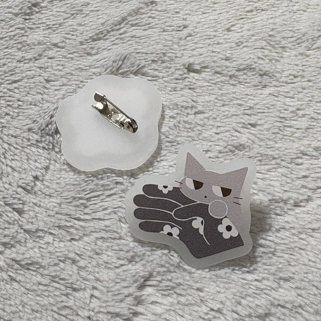 アクリルピンバッジ / Acrylic pin badge