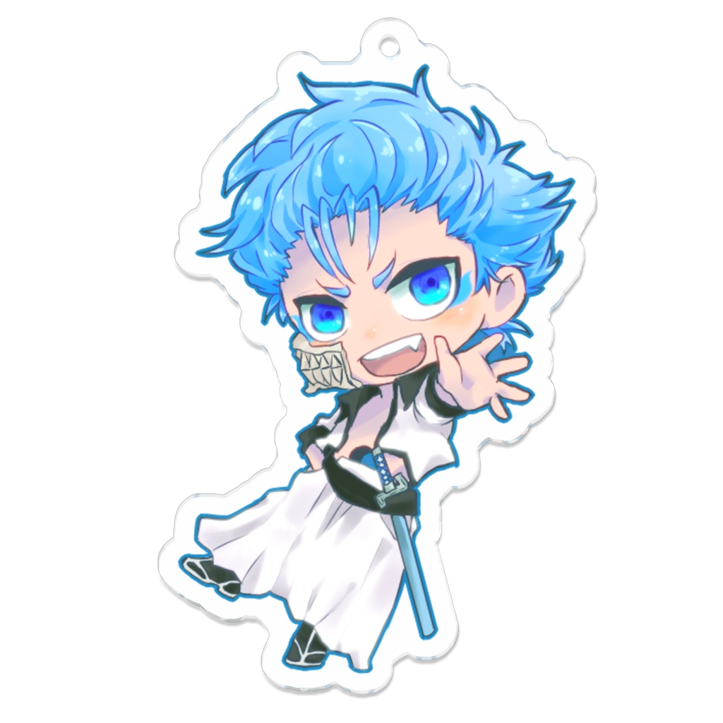 第6十刃のアクリルキーホルダー - 70 x 70 (mm)