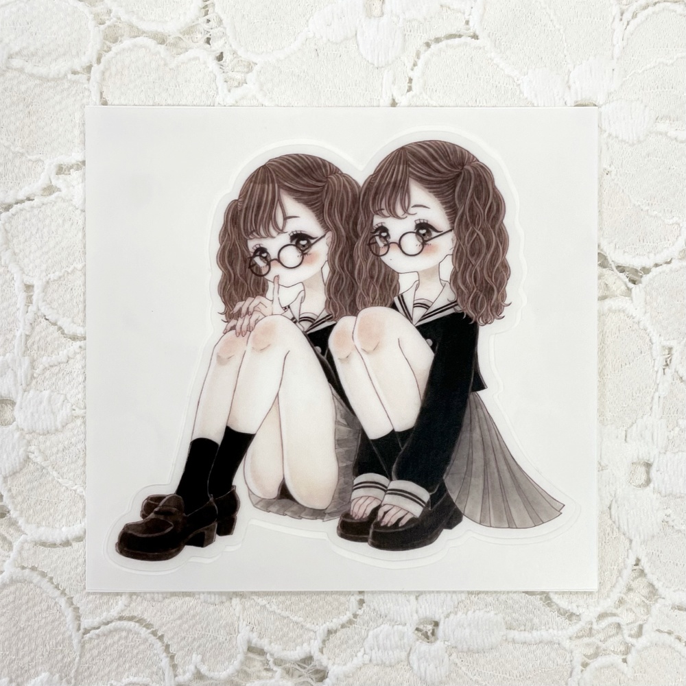 クリアステッカー-きみのとなり