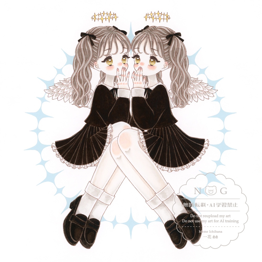 【原画】小さな天使ちゃん