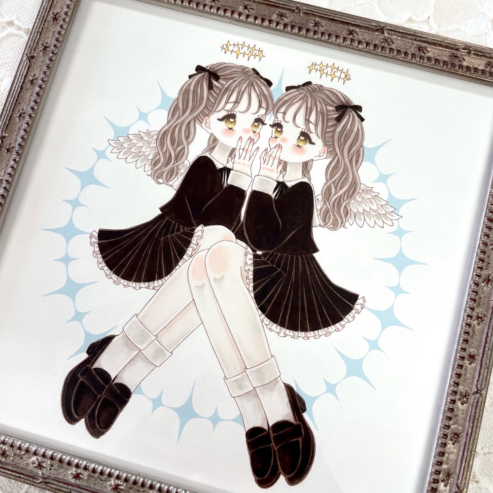 【原画】小さな天使ちゃん