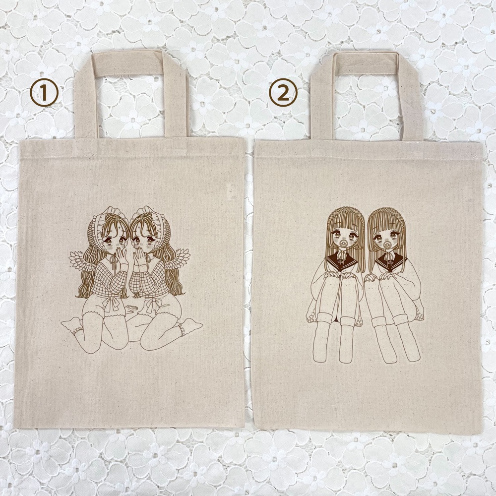 アイロンプリントトートバッグ