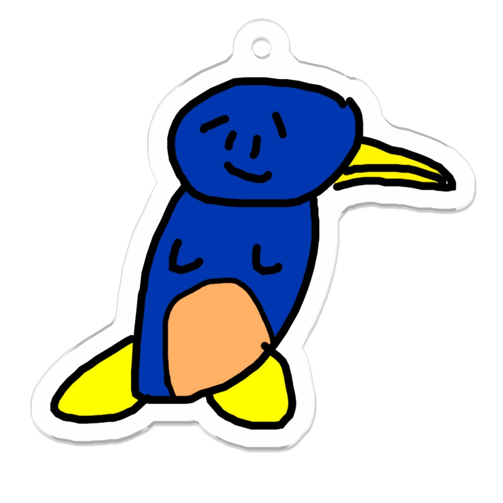 ぺんぎんですよ。アクリルキーホルダー