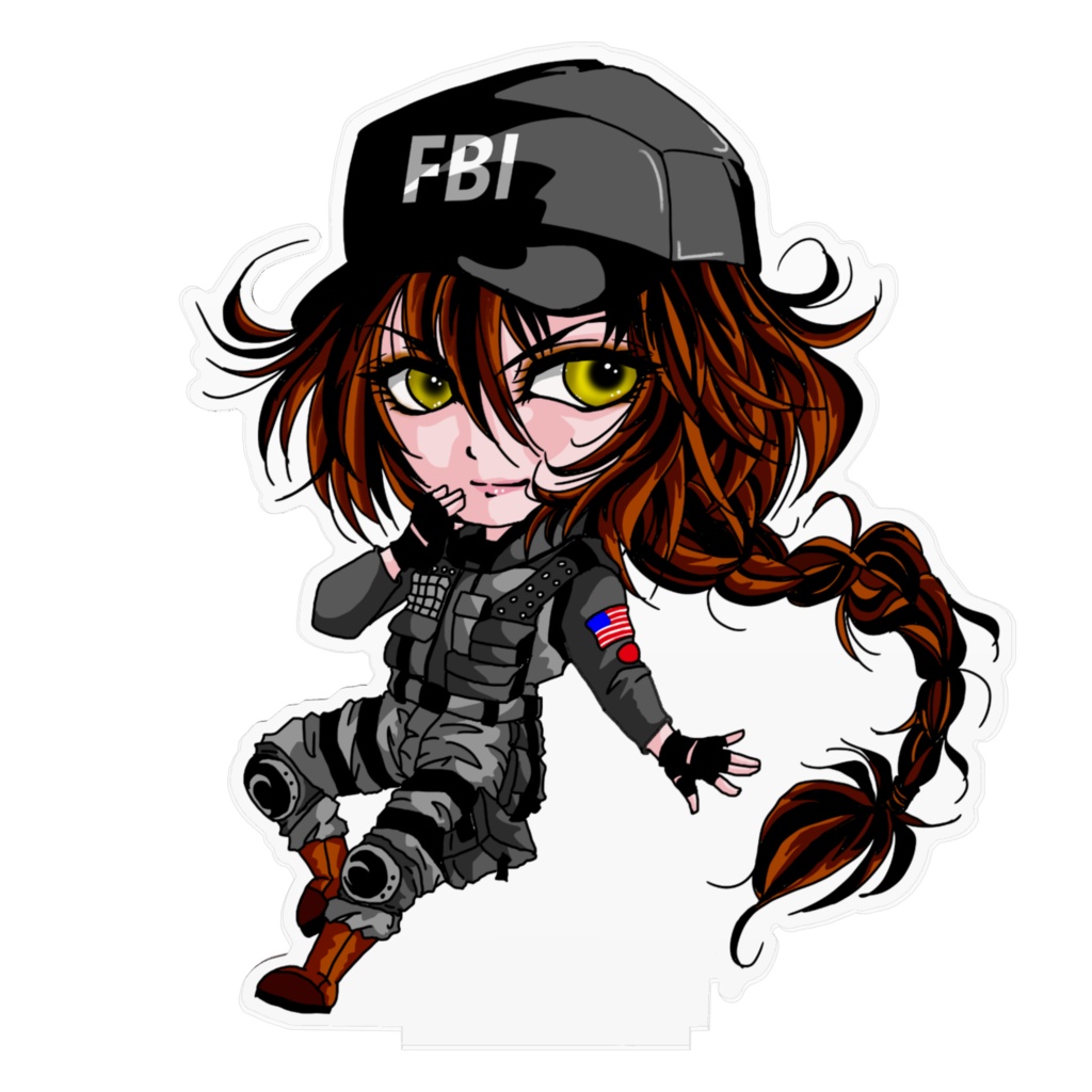 【R6S】ASHアクリルフィギュア