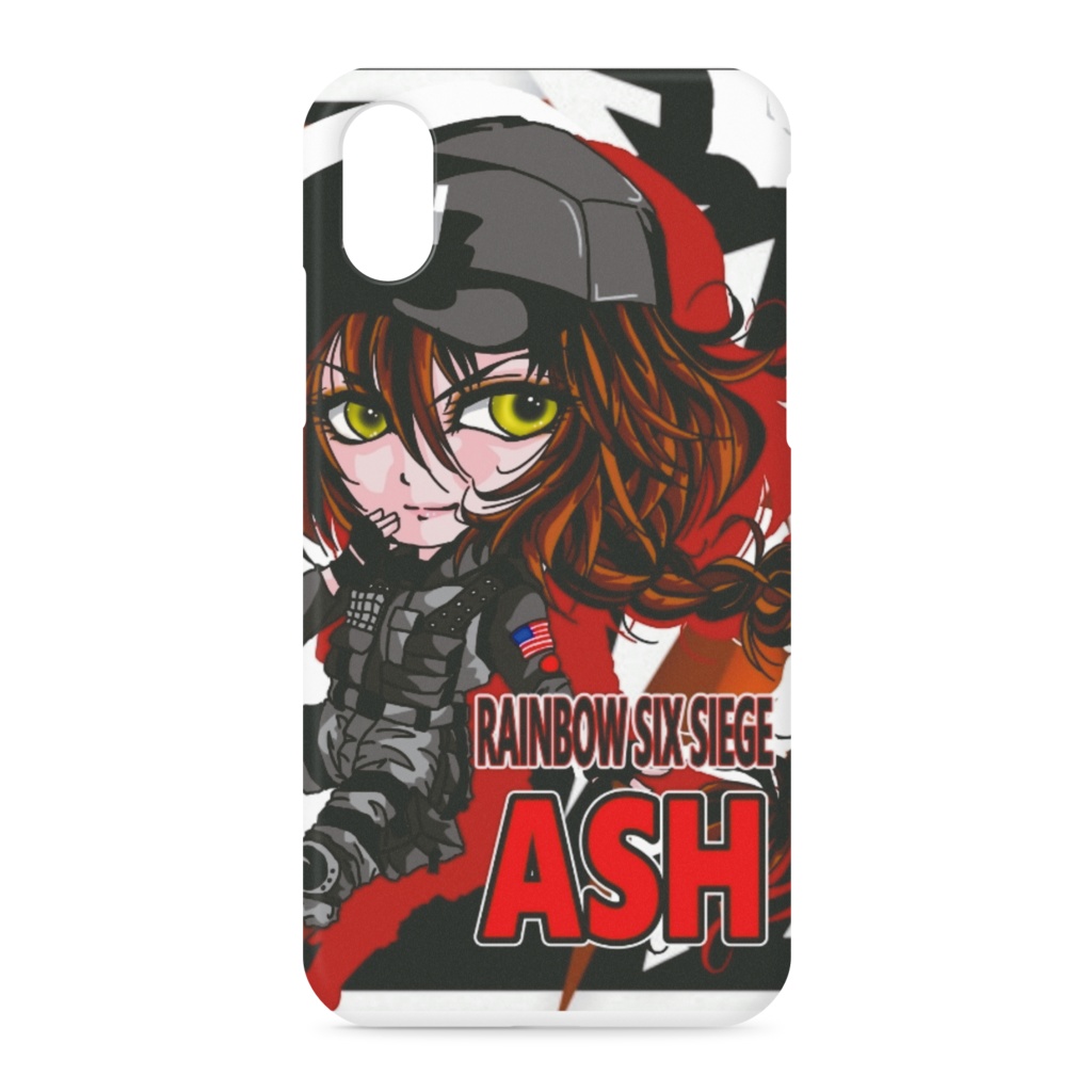 【R6S】ちびASH・IphoneX/XSケース