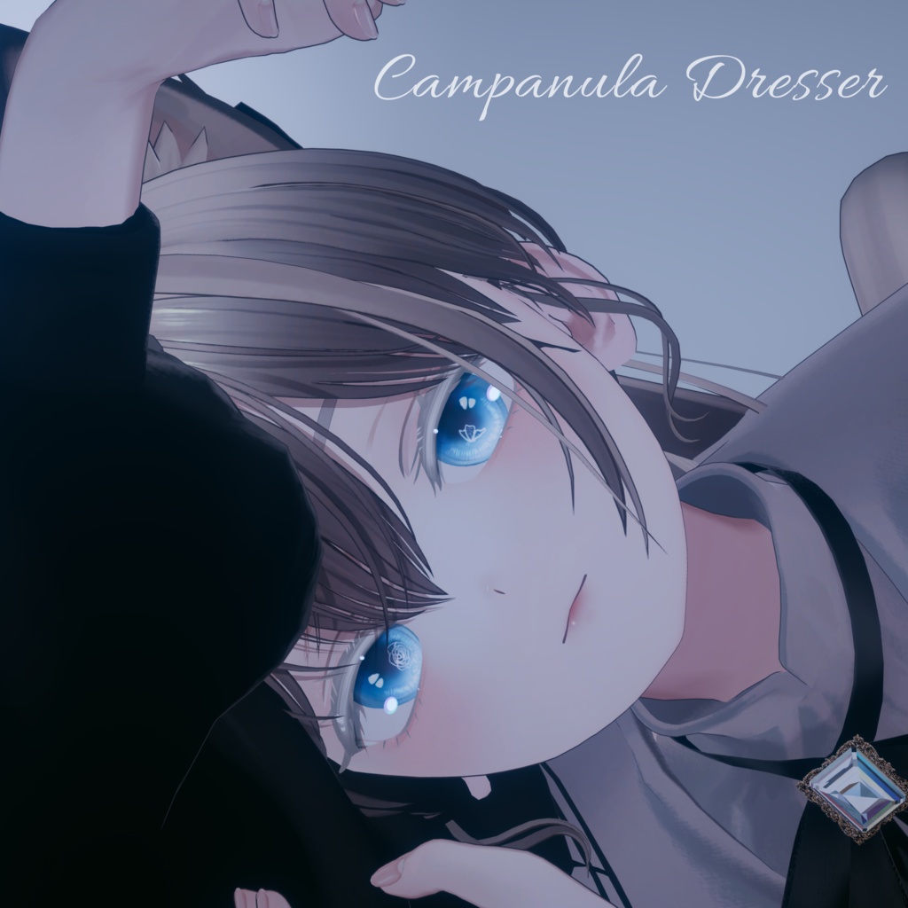 【ミシェラ-Michella】A butterfly drawn to a rose eyes【Makeup & Eye Textuer】