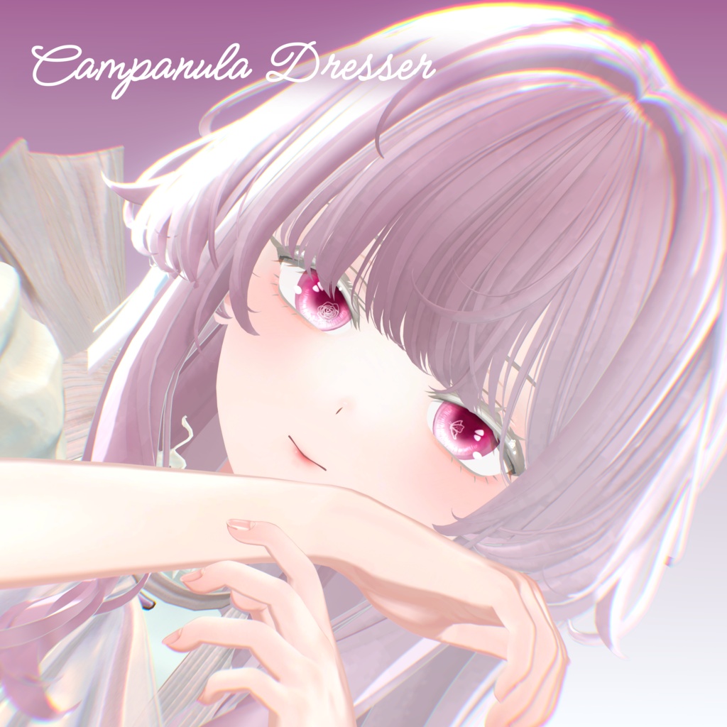 【ミシェラ-Michella】A butterfly drawn to a rose eyes【Makeup & Eye Textuer】
