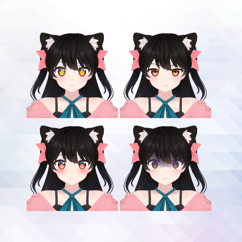 【オリジナル3Dモデル】ガンマ子