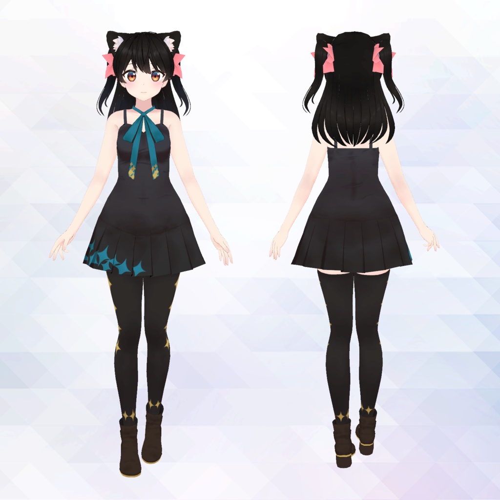 【オリジナル3Dモデル】ガンマ子