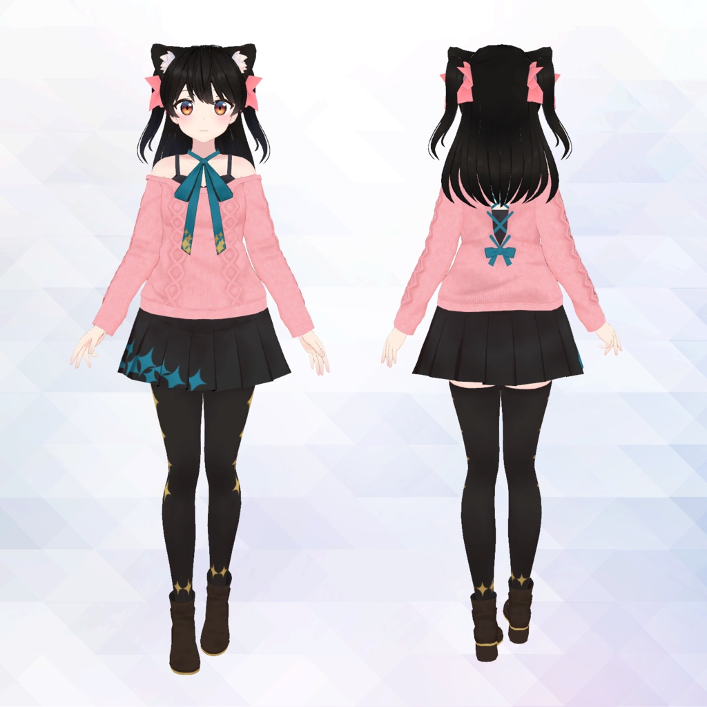 【オリジナル3Dモデル】ガンマ子