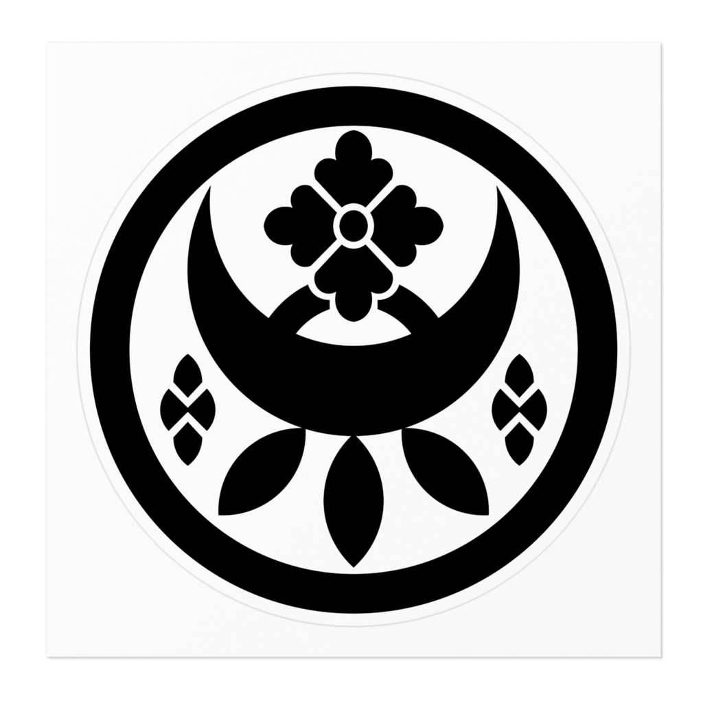 【千彩夜ゆえ】ステッカー:シンボルロゴ