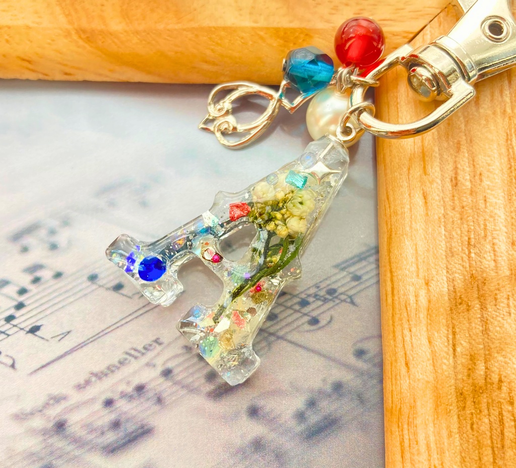 【原神】キャラクターイメージ　キーホルダーA　アルレッキーノ