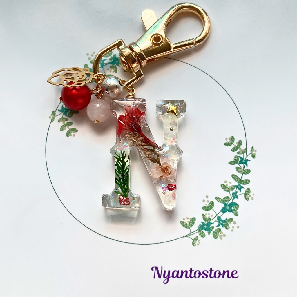【原神】キャラクターイメージ キーホルダーN ノエル(薔薇)