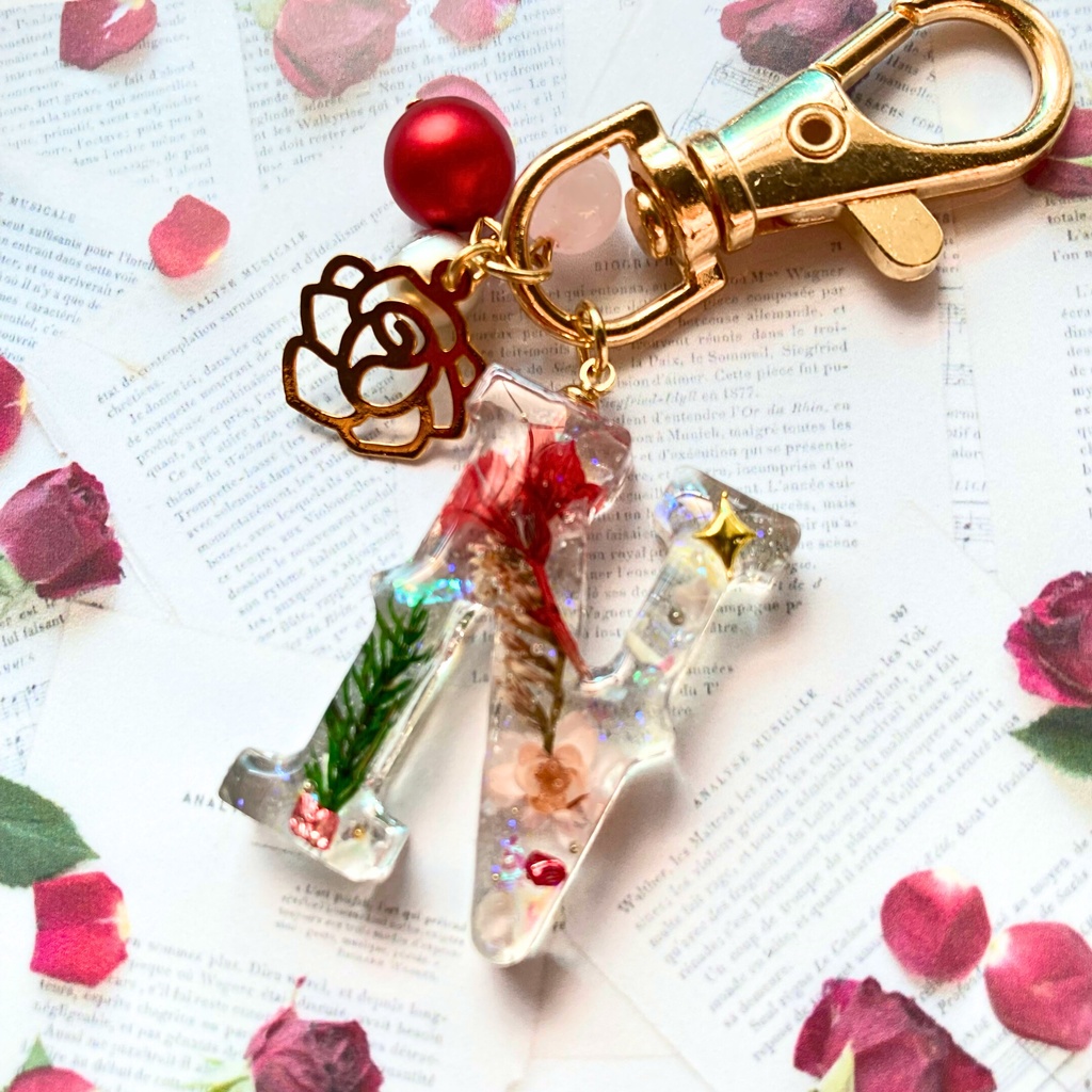 【原神】キャラクターイメージ キーホルダーN ノエル(薔薇)