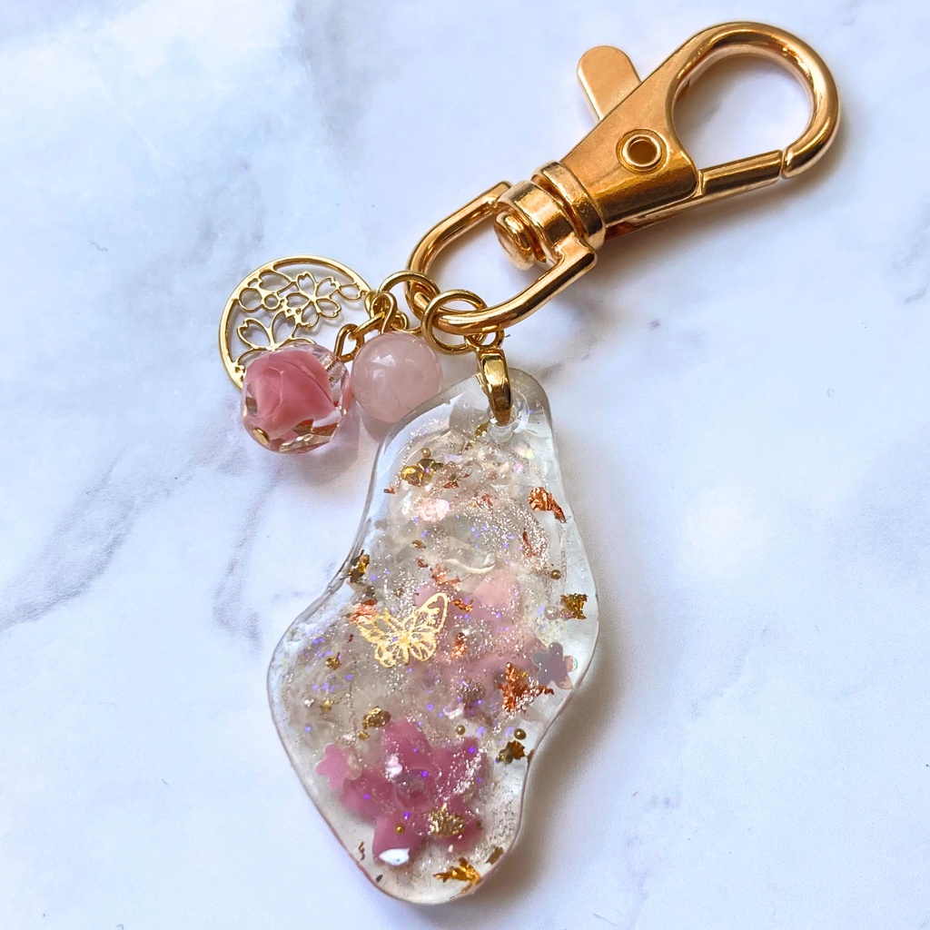 【原神】キャラクターイメージ　キーホルダー桜　八重神子
