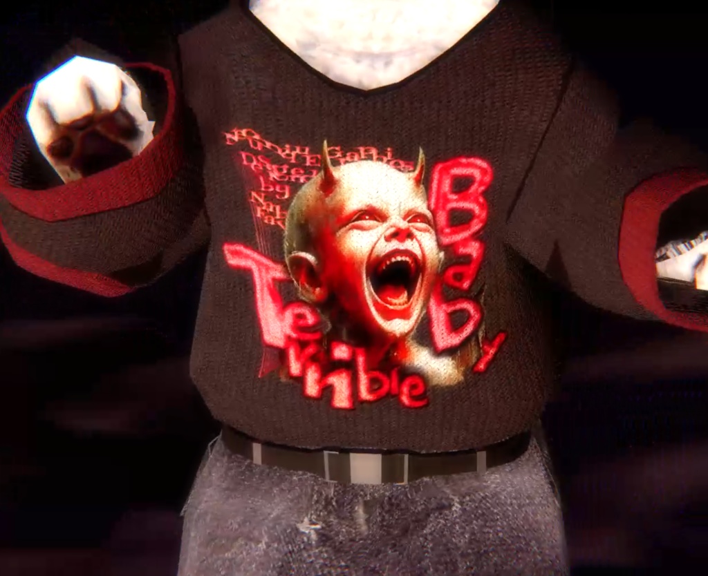 【無料】Terrible Baby Graphic【VRChat / 衣装 / テクスチャ】