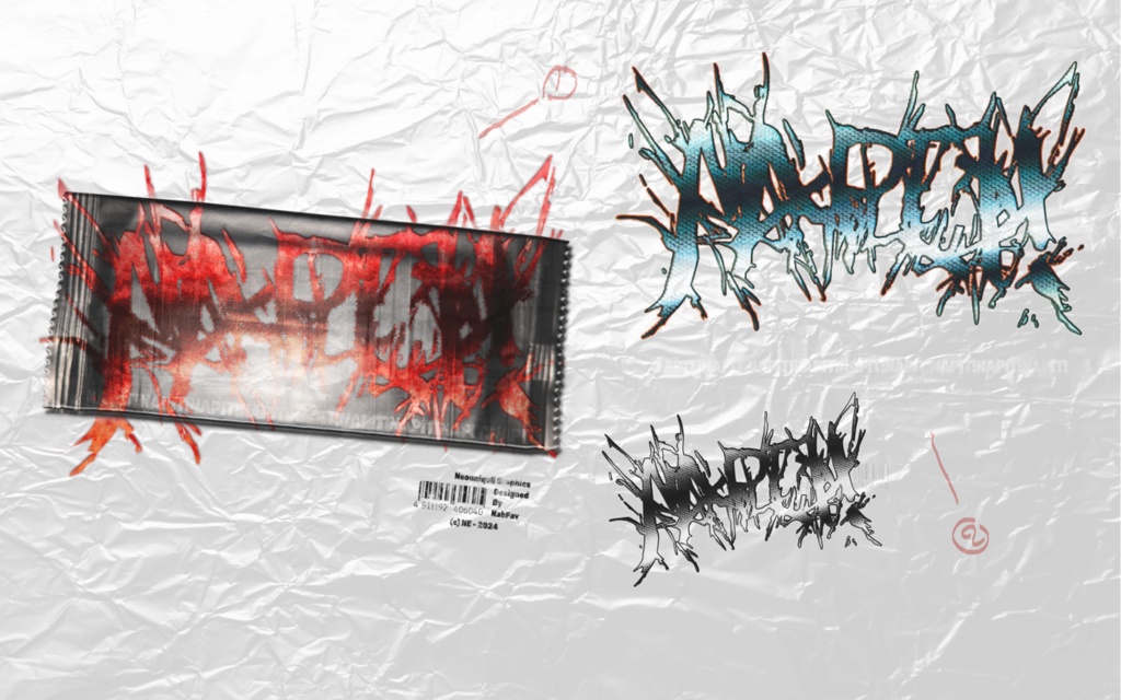 【無料】Hard Style Logo - NAP IT!【VRChat / 衣装 / テクスチャ】