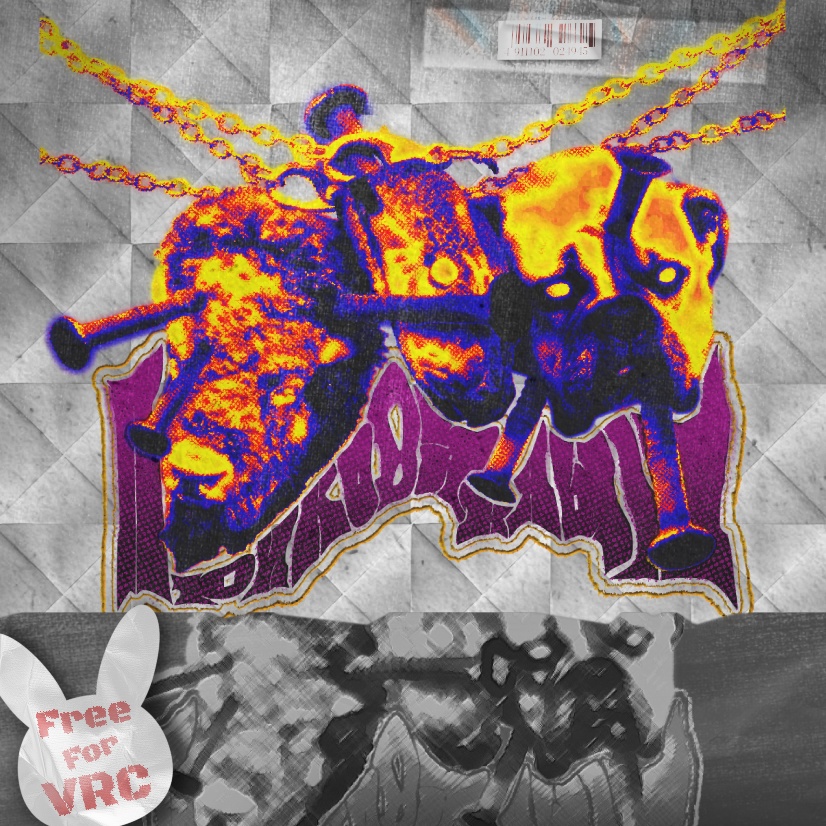 【無料】Horror Style Logo - Chained【VRChat / 衣装 / テクスチャ】