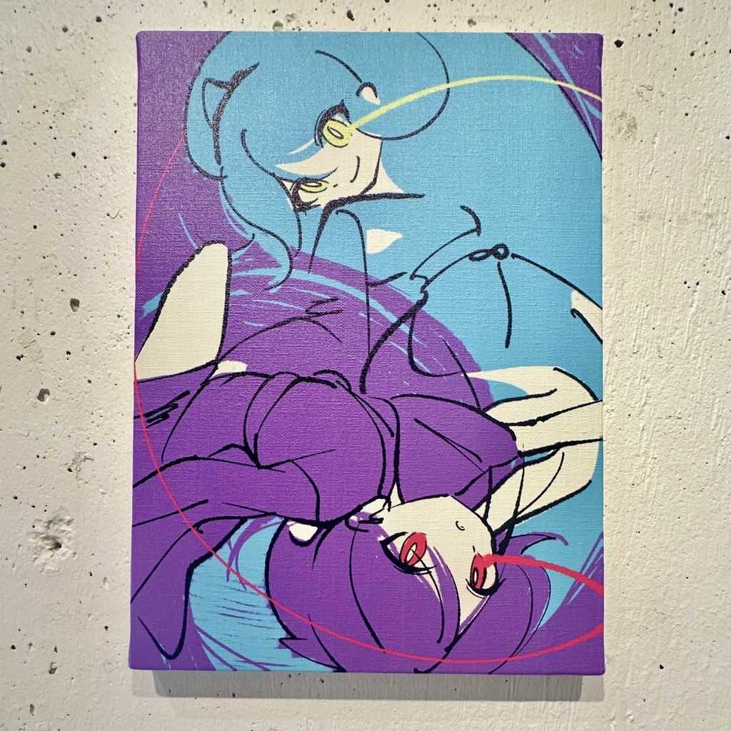 ふぶき姫＆百鬼姫 キャンバスF4サイズ