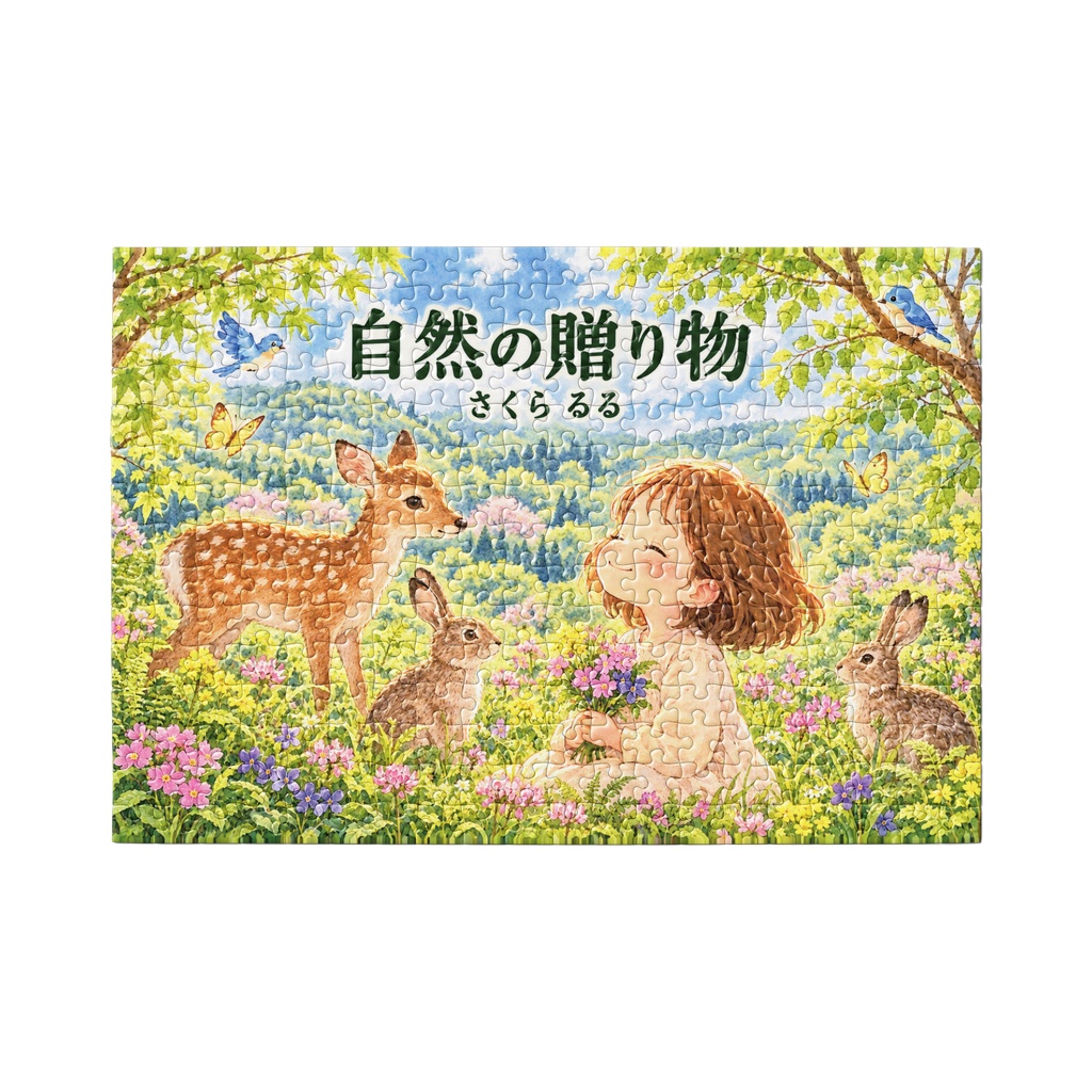 自然の贈り物|さくら るる|300ピース ジグソーパズル