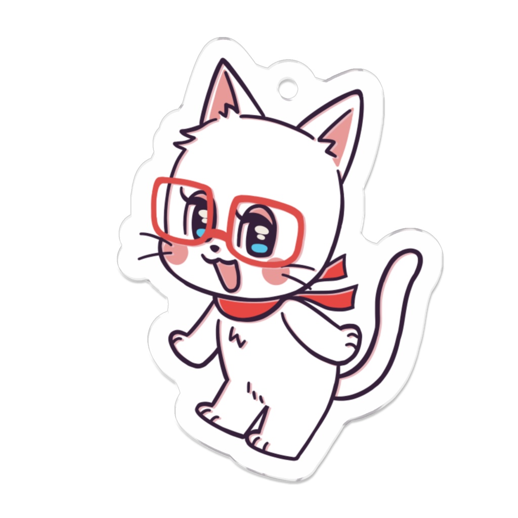 【白井にゃも】お披露目記念アクリルキーホルダー