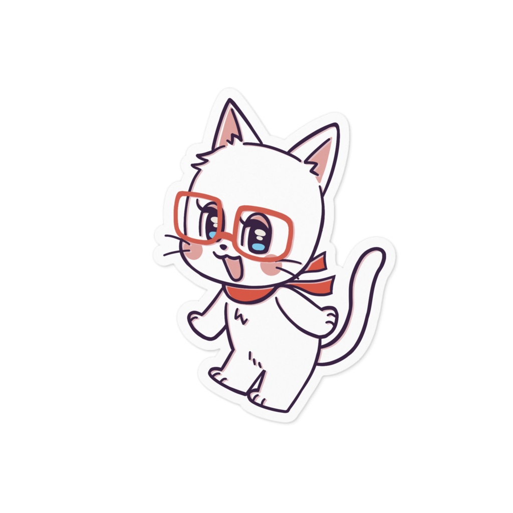 【白井にゃも】お披露目記念ステッカー