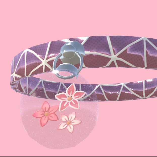 Flower jewelry set (3D model)