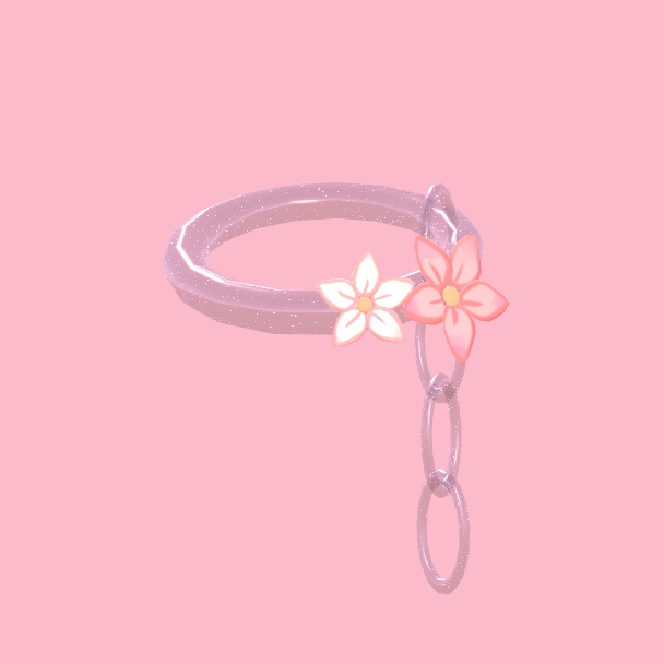 Flower jewelry set (3D model)