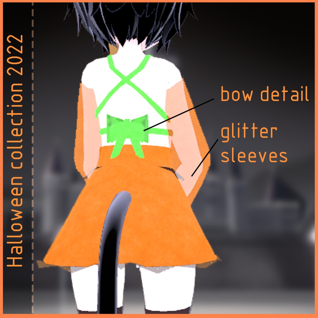 Rusk Halloween Pumpkin Dress (for Rusk)