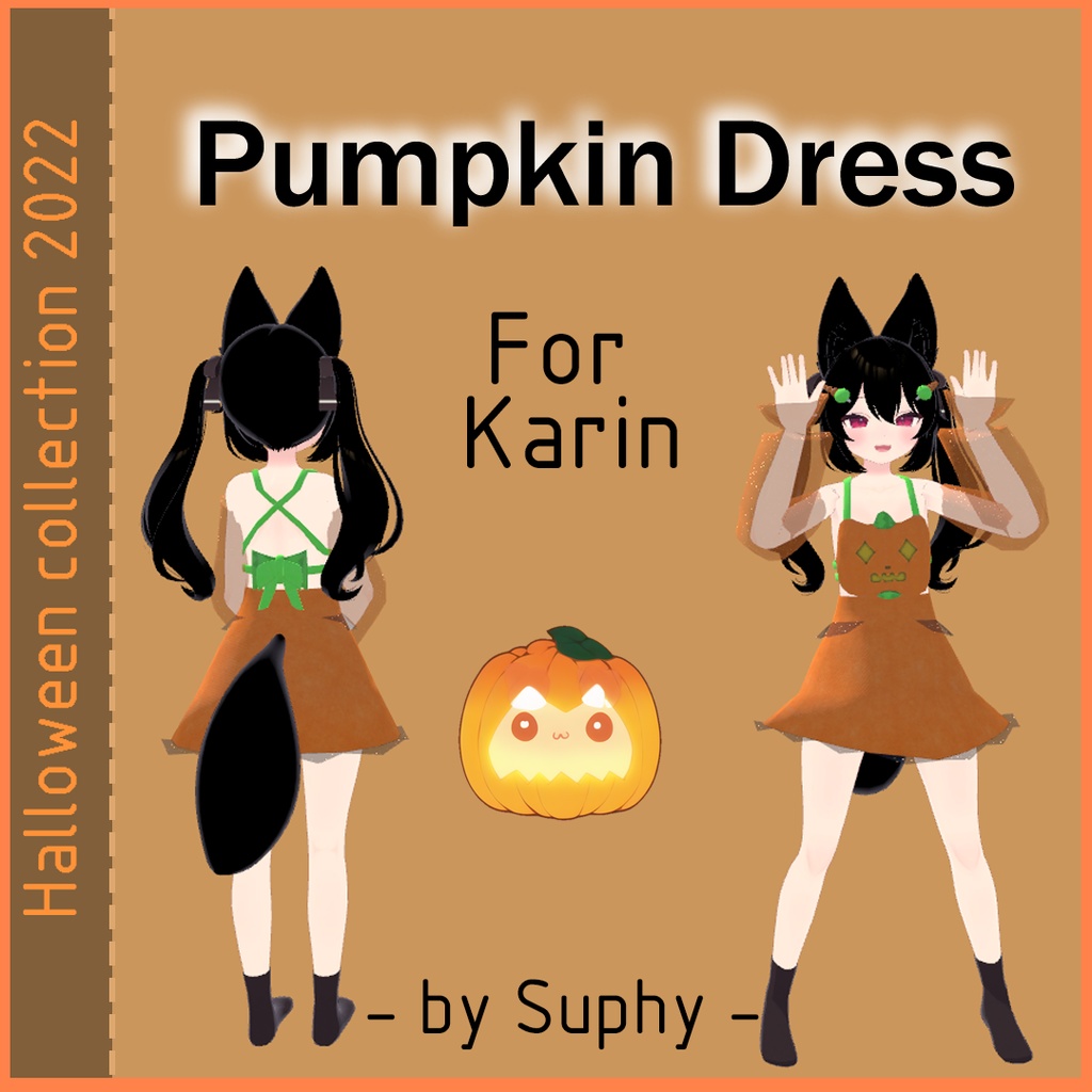 Karin Halloween Pumpkin Dress