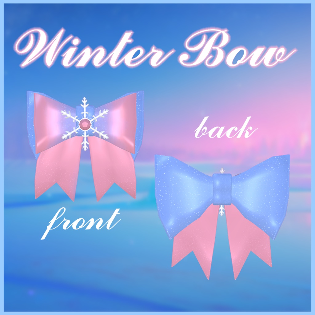 ❆ 冬のループ Winter bow ❆