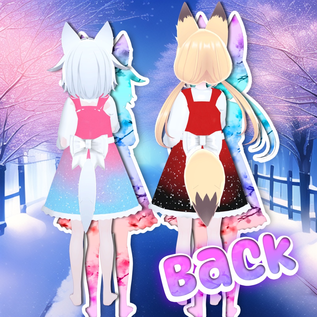 ❆冬バニードレス Winter bunny dress❆