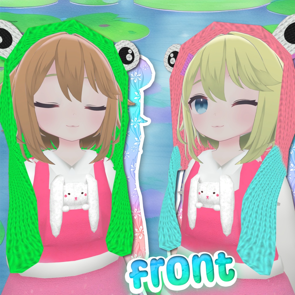 : ̗̀➛★ カエルの帽子_froggy_hat (5 versions) ★