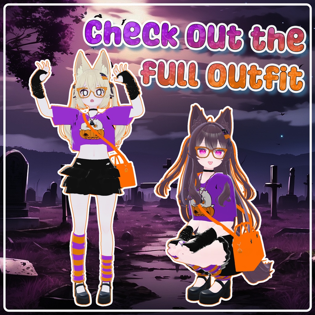 Free Halloween Teddy Necklace 🎃 【ハロウィンテディネックレス】