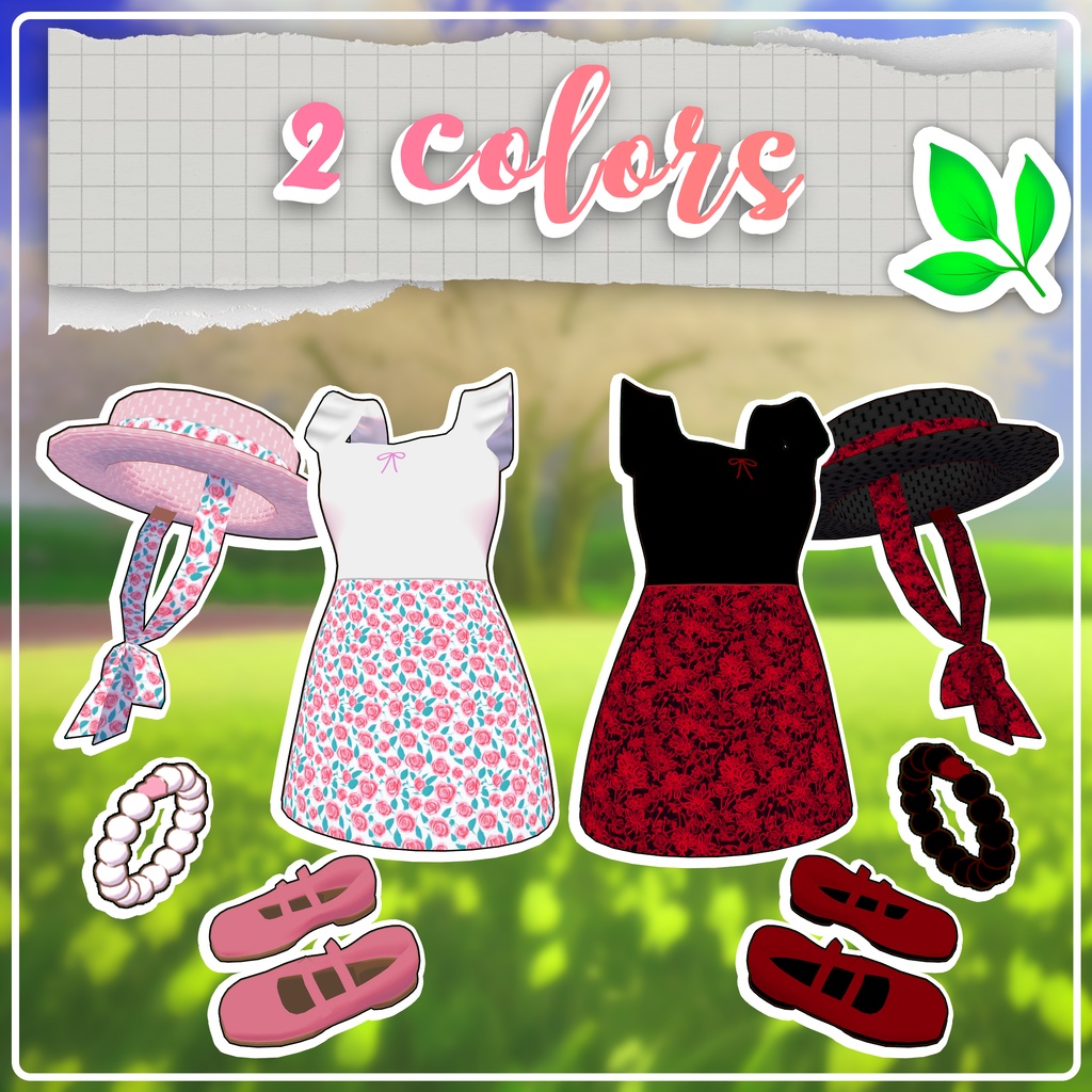 Spring Dress 🌿 春のドレス (6 avatars)