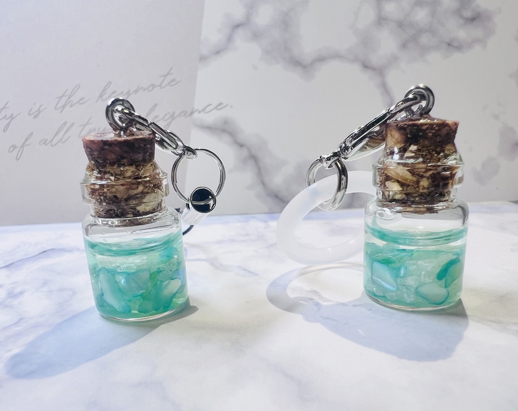 ガラス瓶チャーム