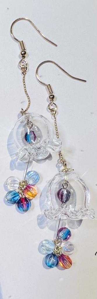 風鈴風ピアス(イヤリング)