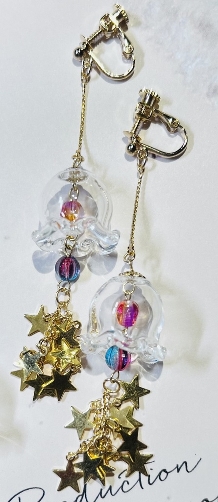 風鈴風ピアス(イヤリング)