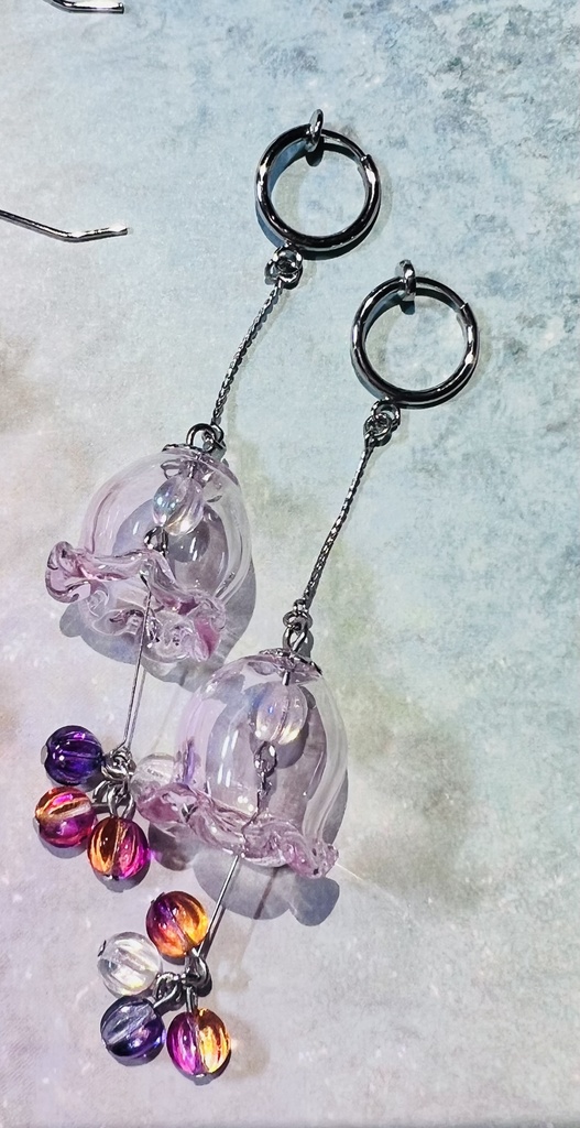 風鈴風ピアス(イヤリング)