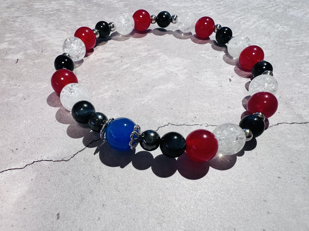 道誉一文字モチーフブレスレット