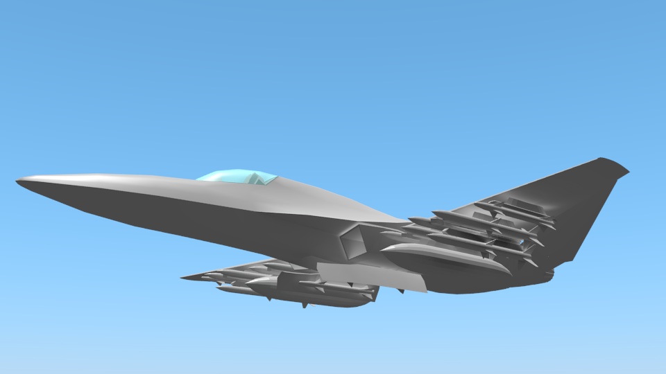 双発前進翼戦闘機