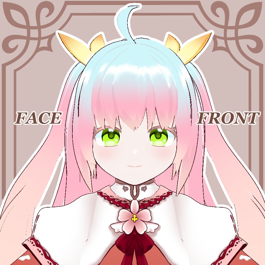 【VRoid】3Dモデル‗ 桜雨【衣装のみ有(無料版有)】