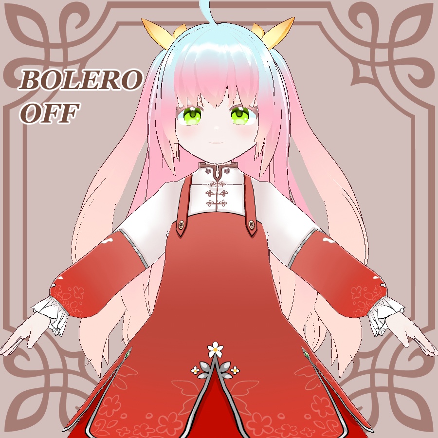 【VRoid】3Dモデル‗ 桜雨【衣装のみ有(無料版有)】