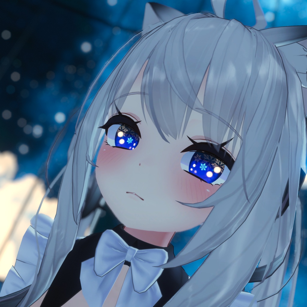 瞳に雪が降る「雪降る瞳」舞夜ちゃん対応